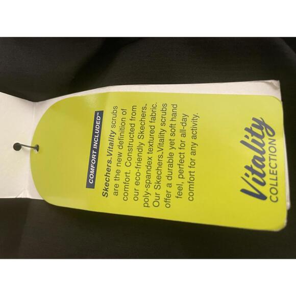 Skechers by Barco Scrub Pants Women's L Black Vitality Collection Sporty New NWT - Picture 3 of 9